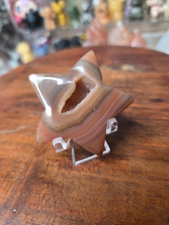 Source Unknown Other - Red carnelian Star 2.4 In ( Health)